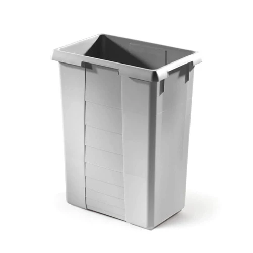 Kitchen Inventions Hailo 42 liters Large Replacement Waste Bin Euro Cargo Trash for Commercial and Residential use 44.38 Quart Capacity - Gray