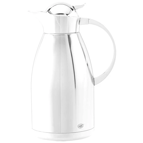 Alfi Albergo 2.0 Liter Top Therm Vacuum Insulated Carafe for Hot and Cold Beverages, Stainless Steel (AS2720SS2)