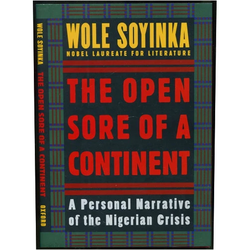 By Wole Soyinka (Author) The Open Sore of a Continent: A Personal Narrative of the Nigerian Crisis (The ^AW.E.B. Du Bois Institute Series)