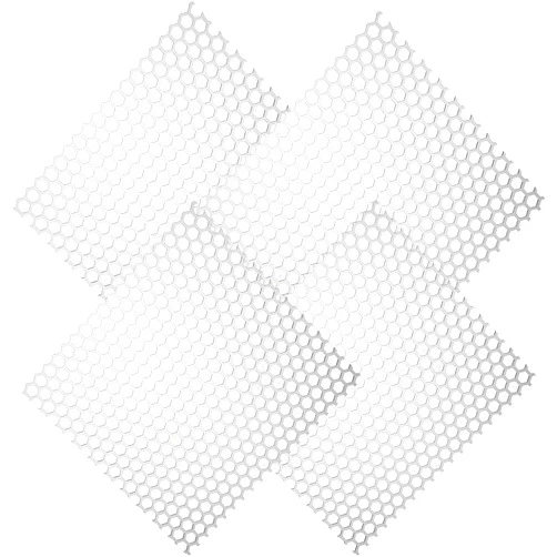 Zhanmai 4 Pack Dryer Vent Grill Dryer Vent Screen with Aluminum Built Bird Guards Inserts Stop Variety Birds Nesting in Dryer Vents and Bathroom Exhaust Vents Outdoor, 3 Inch to 8 Inch