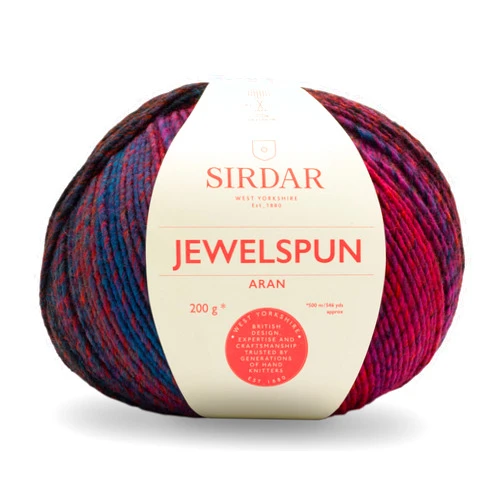 Sirdar Jewelspun Aran, Midnight Fjords (847), 200g