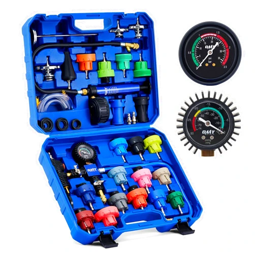Orion Motor Tech Coolant Pressure Tester Kit, 31pc Master Coolant Vacuum Refill Kit with 23 Radiator Adapters, Radiator Cooling System Pressure Tester Kit with Vacuum Pump Vacuum Purge & Refill Tool