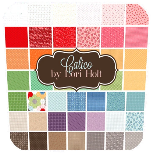 Generic Calico Scrap Bag (Approx 2 Yards) by Lori Holt for Riley Blake 2 Yards DIY Quilt Fabric