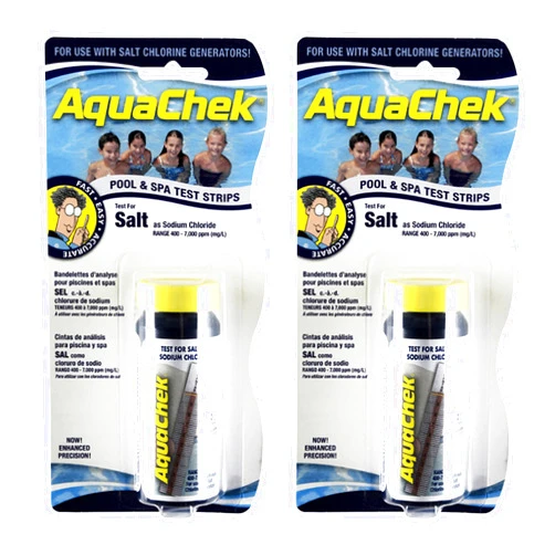 AquaChek 561141-02 Salt Water Test Strips for Swimming Pools, 10-Count, 2-Pack