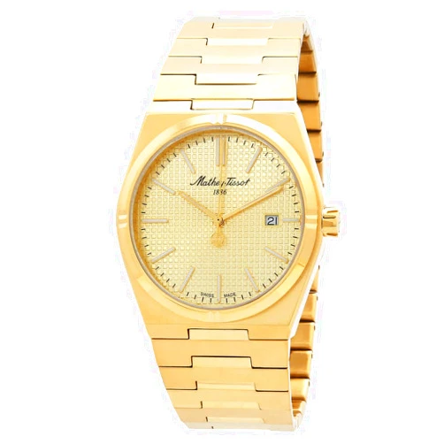 Mathey-Tissot Quartz Gold Dial Men's Watch H117PDI