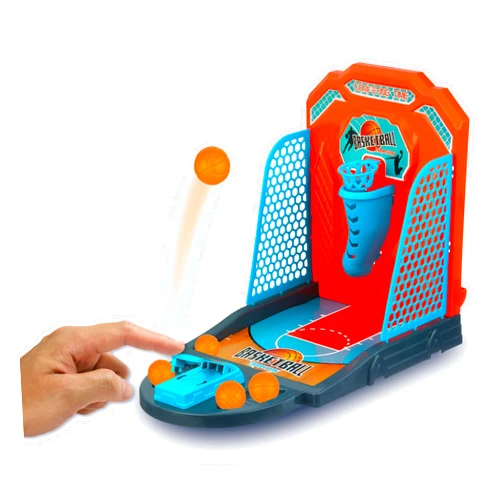 Expressions Tabletop Basketball Game - Mini Basketball Game for Travel & Desktop Toys Collection | Desk Games for Work, Table Top Office Basketball Hoop