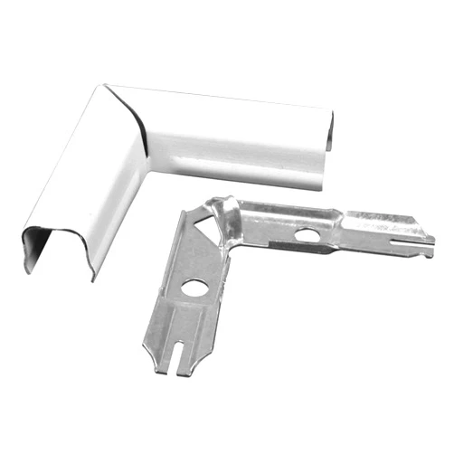 Wiremold Legrand Wiremold BWH6 Metal Raceway for Extending Power, 700 Series, Flat Elbow, White (1 Pack)