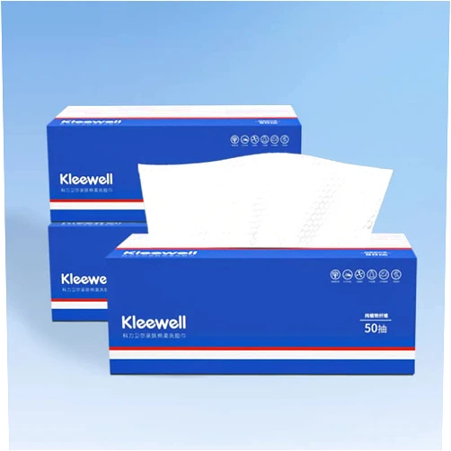 Generic Kleewell Disposable Face Towel, Lint Free Facial Cleansing Towels, Face Tissues Dry Wet Use for Sensitive Skin, Facial Cleansing, Makeup Removing, Surface Cleaning