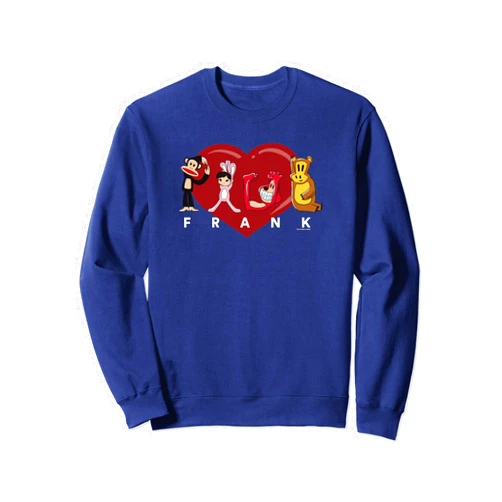 Paul Frank Valentine's Day Heart Group Shot Sweatshirt