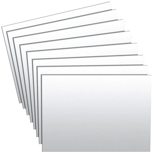 Hicarer 8 Pcs 18 Gauge Steel Sheet Metal, 6