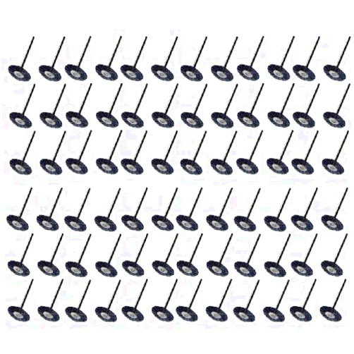 SE - Brush - Round, St. Steel Wire, 1in dia., 1/8” Shank 72Pcs - LMS10
