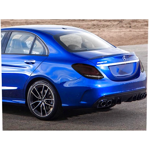 Rvinyl Tail Light Tint Covers Compatible with Mercedes-Benz C-Class 2015-2021 (Sedan) - Smoke