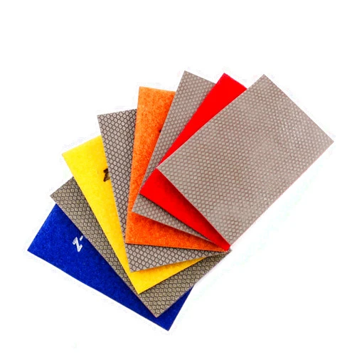 Z-Lion Diamond Abrasive Paper Sheets Diamond Sandpaper Nylon Back for Sanding Stone Glass Ceramic(4pcs/Set)