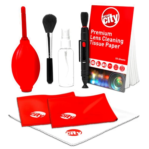 Circuit City 8 Piece Professional Cleaning Kit for DSLR, Mirrorless, Compact Digital Cameras and Lenses