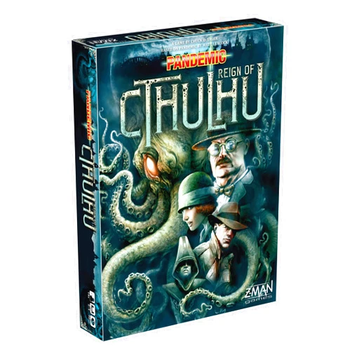 Z-Man Games Pandemic Reign of Cthulhu Board Game for Adults and Family | Cooperative | Ages 14+ | 2 to 4 players | Average Playtime 40 minutes | Made by Z-Man Games