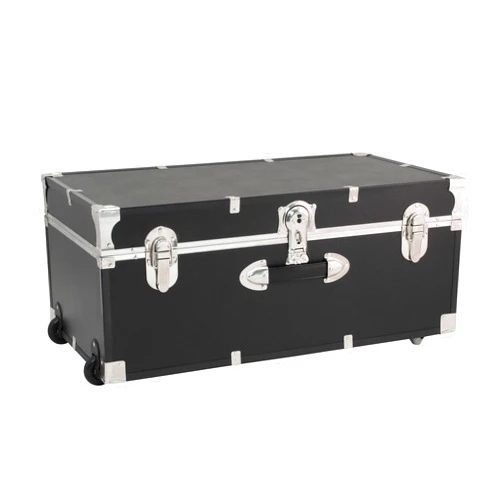 212 Main 30 in. Seward Explorer Trunk with Wheels & Lock Black
