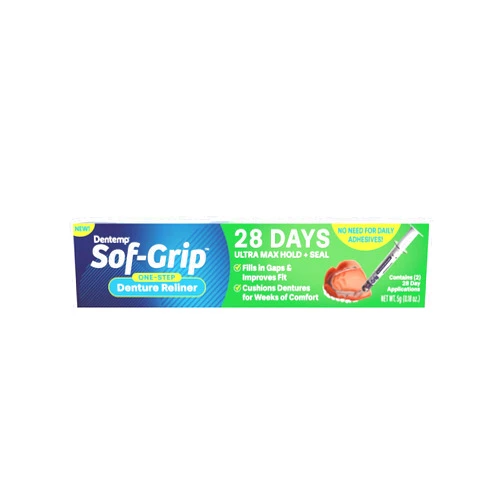 Dentemp Sof-Grip 1-Step Denture Care - 5g (1 Pack)