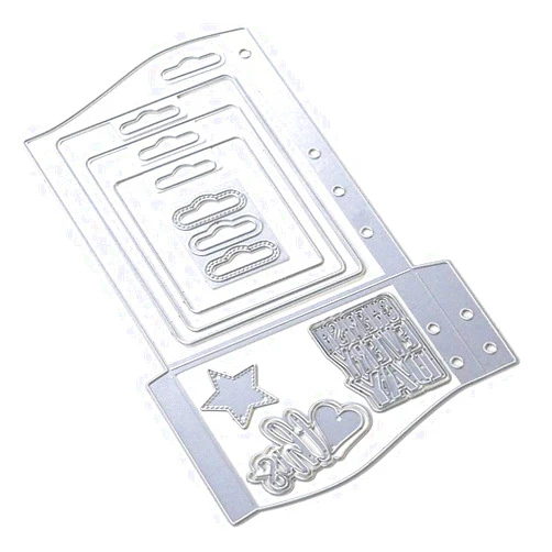 Elizabeth Craft Designs Elizabeth Craft DIE PLNNR ES30, Planner Essentials 30-Wave Pocket