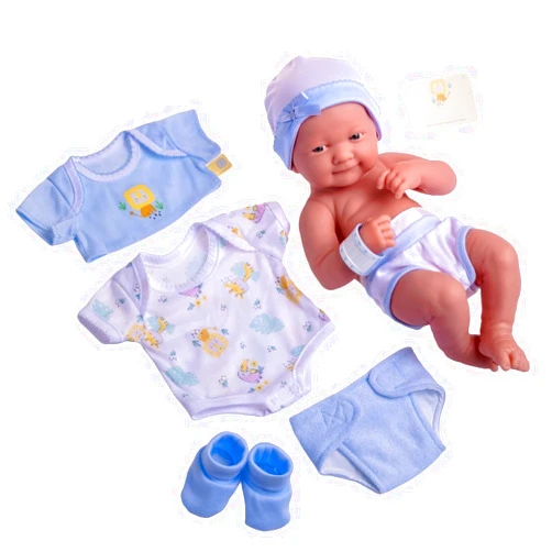 JC Toys 8 piece Layette Baby Doll Gift Set | JC Toys - La Newborn Nursery | 14