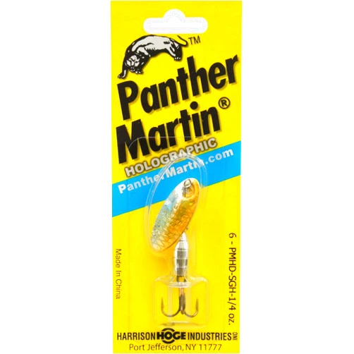 Panther Martin Deluxe Holographic Fishing Spinner PMHD_6_SGH Deluxe Holographic Fishing Spinner Silver/Blue