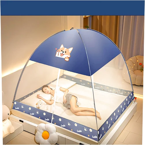 ＳＥＡＦＩＯＺ Mosquito Net Curtain Bed Canopy, Canopies, Double Zipper, Easy Installation, Bed Tents Indoor Breathable Portable Dustproof, for Twin/Queen 1.8m x 2.0m Bed
