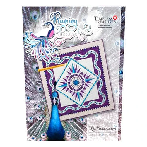Quiltworx - Judy Niemeyer Quilting Prancing Peacock Pattern, None