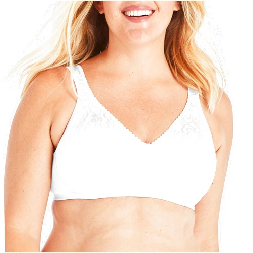 PLAYTEX Women's 18 Hour 4745 Ultimate Lift & Support Wireless Full-Coverage Bra, Single or 2 Pack