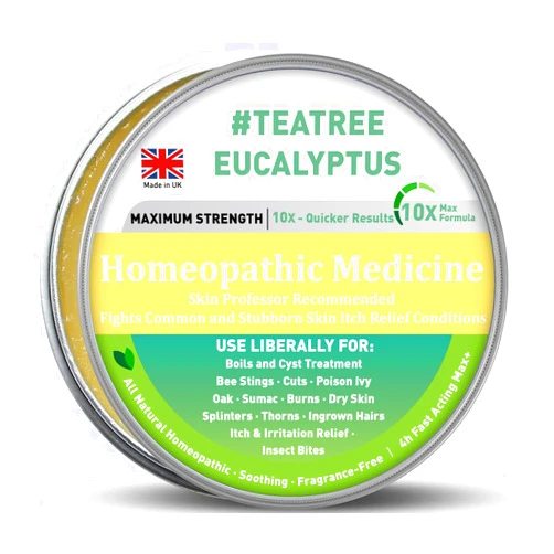 SimpliWell 1Pack Draw Salve Tea Tree Manuka Honey Cream Boil Ease, Cyst Removal Ointment, Splinter Removal For Ingrown Hair, Chigger, Carbuncle, Pilonidal, Bug, Mosquito, Spider Bites, Bee Sting, Relieve Itching