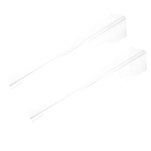 BORDSTRACT 2PCS Universal Adjustable Grill Heat Plates, Burner Cover Plates, Stainless Steel Wear Resistant BBQ Heat Plate Replacement for Grill Parts