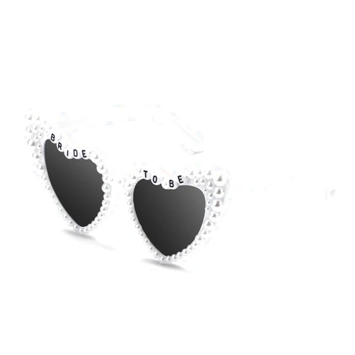 Etercycle Heart Sunglasses, Bride to Be Gifts Bachelorette Party Bride Sunglasses, Cute Glasses for Women Bachelorette Party