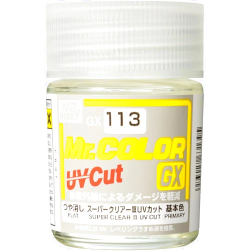 GSI Creos Mr. Color GX113 Flat Super Clear III UV Cut 18ml