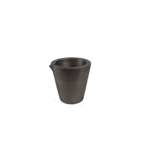 GIRtech Fusion SC Graphite Pouring Foundry Crucible for Metal Melting 2910F - Casting Refining Gold Silver Copper Brass Aluminum 5.71