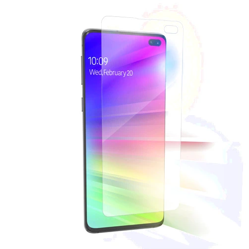 ZAGG InvisibleShield Ultra VisionGuard - Protect your eyes and your phone - for Samsung Galaxy S10+ - Case Friendly Screen Protection