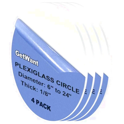 GetWant Clear Round Acrylic Sheet 10