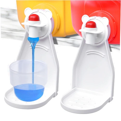 WitMonkey Laundry Detergent Cup Holder [2 Pack] Detergent Drip Catcher for Laundry Room Organizer. No More Mess or Leaks