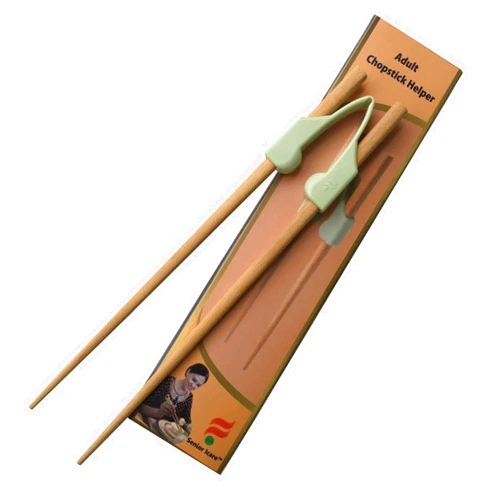 SENIOR ICARE Chopstick Helper, Training Chopsticks for Adults, Beginner, Trainers or Learner - Right or Left Handed - Non-Slippery Reusable and Replaceable