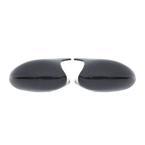 NewYall Pair of Carbon Fiber ABS Rear View Door Side Mirror Cover Cap for BMW 3 Series E90 E91 E92 E93 PRE-LCI Models 320i 323i 328i 335i 325Ci 330Ci 328xi 328xi 2005-2009 Left and Right Side