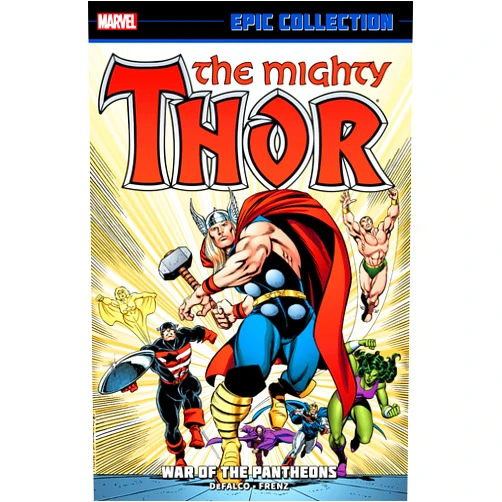 Tom DeFalco,Stan Lee,Jim Shooter,Roger Stern,Ron Frenz,Erik Larsen,Bob Hall,Charles Vess Thor Epic Collection: War Of The Pantheons (Thor (1966-1996) Book 16)