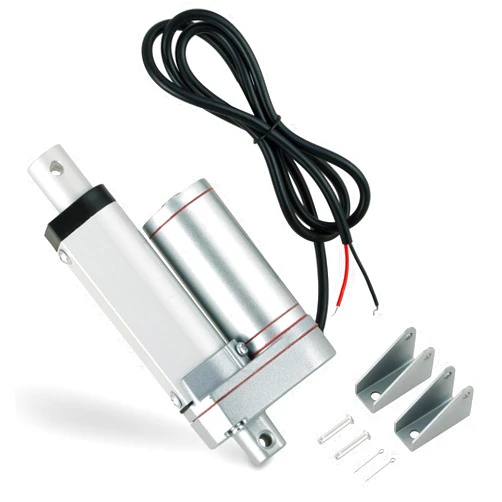 AMGSH 12V Linear Actuator - 2 in / 50 mm Heavy Duty Motor with Mounting Brackets, 900N(202lbs) Max Load - Ideal for Auto, RV, Electric Door Opener, Industrial Machinery - 10mm/s, IP54 Rated