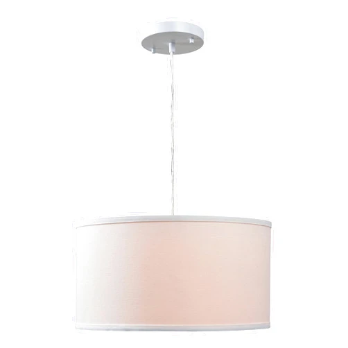 Kenroy Home 93620WH Paige 1 Light Pendant with White Finish, Casual Style, 8