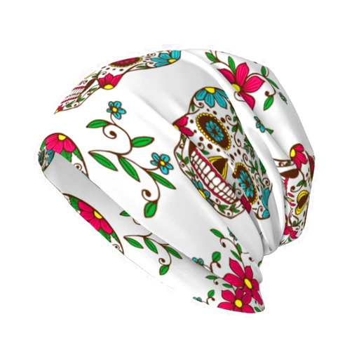 Radmag Sunflower Elephant Beanie Hats for Men Women Slouchy Beanies Knit Hat Skull Cap Cancer Hat Chemo Headwear Caps