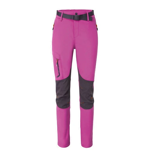 Athrock Women's Snow Ski Waterproof Windproof Fleece Lined Cargo Hiking Pants with 4 Zipper Pockets