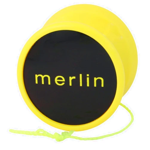 Yoyo King Merlin Pro Yoyo with Ball Bearing Axle and Extra String (Yellow)