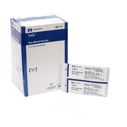 Covidien 1961 Telfa Non-Adherent Pad, Sterile, 2