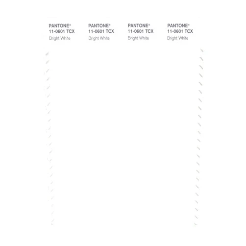 PANTONE Smart 11-0601X Color Swatch Card, Bright White
