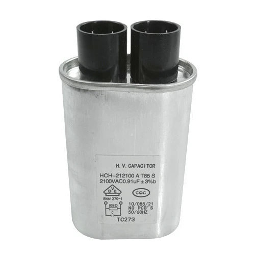 Mogankey 0.91 uF MFD Microwave Capacitor Compatible with Amana Elec-trolux Ge Ken-more and Whirlpool Microwave Replacement for 2100V