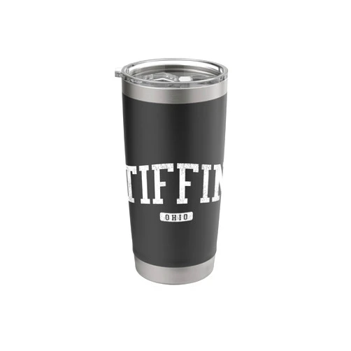 Jim Shorts - Tiffin Ohio T-shirts & Tees Tiffin Ohio OH JS03 College University Style Stainless Steel Insulated Tumbler