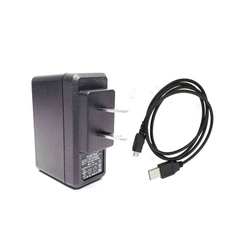 YUSTDA 5V AC/DC Adapter Wall Charger and USB Splitter Cable with Dual Charging Cord Replacement for Petoffers Dr.Trainer TS1 TS1-1 TS1-2 Dog Training Shock Collar 860 Yards Range 5VDC Power Supply