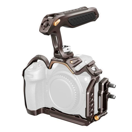 SmallRig Night Eagle Z6III Camera Cage Kit for Nikon Z6 III, Aluminum Alloy Full Cage with Top Handle, with Quick Release Plate for Arca-Swiss and Cold Shoe Mount for Microphone and Light - 4522