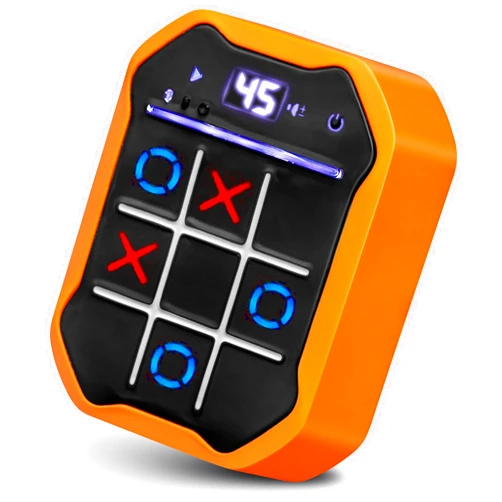 PlayRoute Electronic Tic-Tac-Toe Handheld Game | 3-in-1 Memory & Brain Games | Birthday Gift for Kids and Adults | Touchscreen Travel Friendly with Sound & Voice Effects for Kids Age 7+
